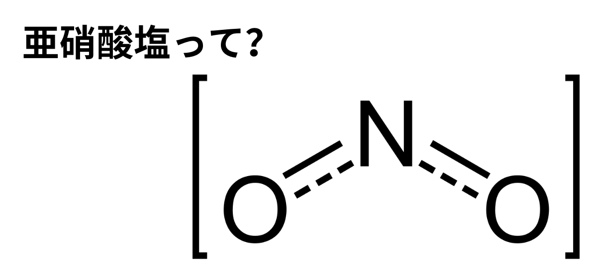 亜硝酸塩って？