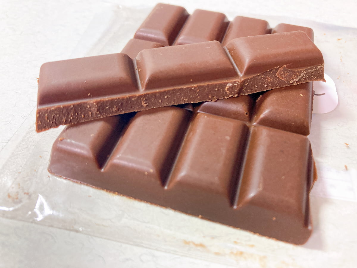 完全食チョコレートandew(アンジュ)の断面写真